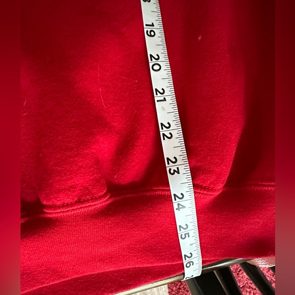 VTG 90s Top Stitch embellished red crewneck sweatshirt w sequins. Beautiful. 1X - Picture 4 of 7